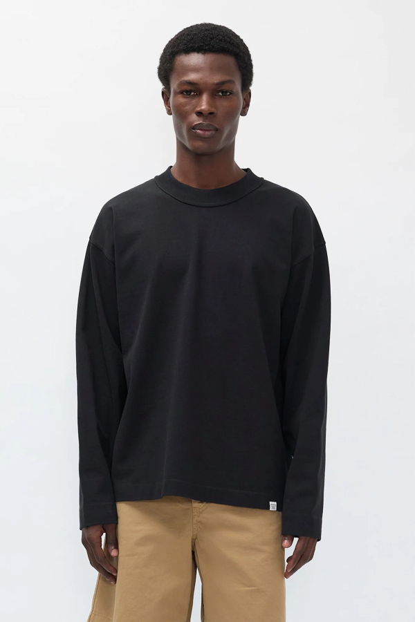 Norse Projects Isefjord Compact Cotton Long Sleeve Tee
