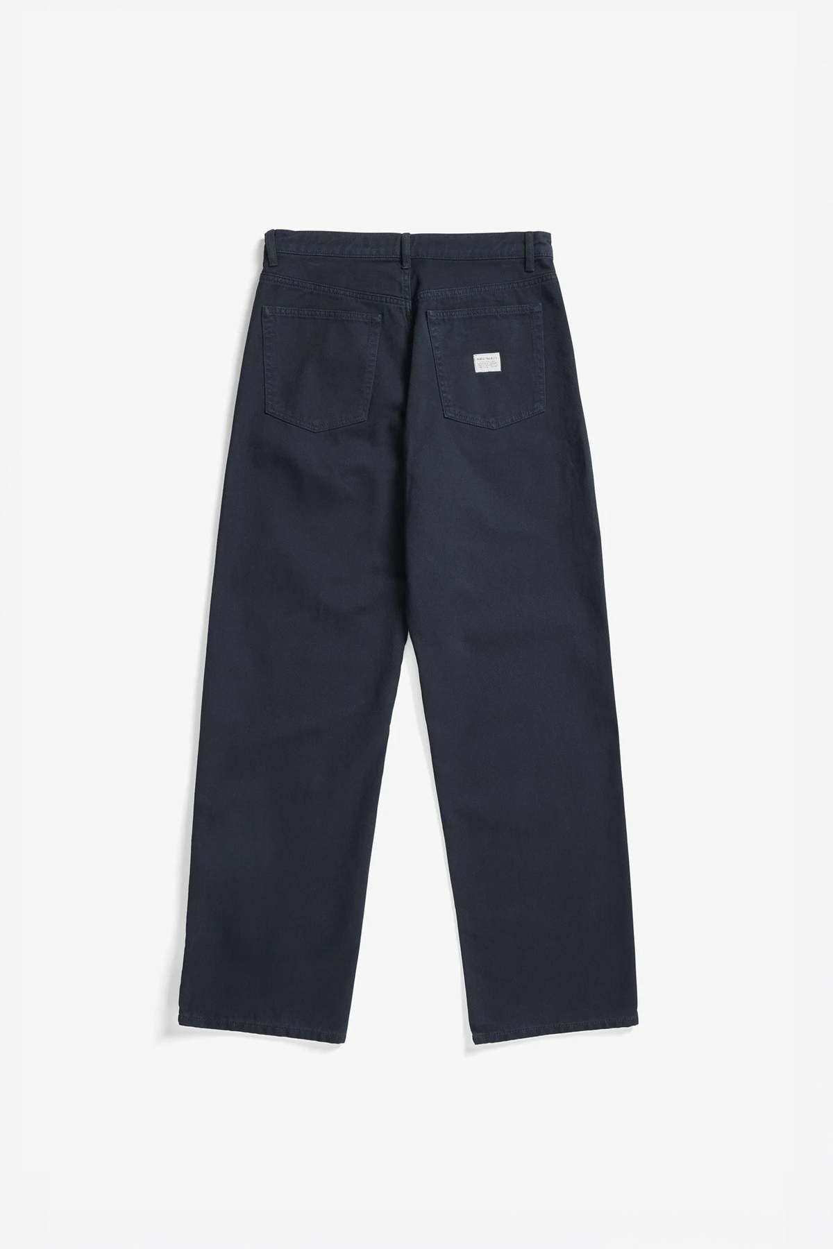 Norse Projects Korshavn Relaxed 5 Pocket Heavy Twill Trousers - Dark Navy - Image 3 of 5