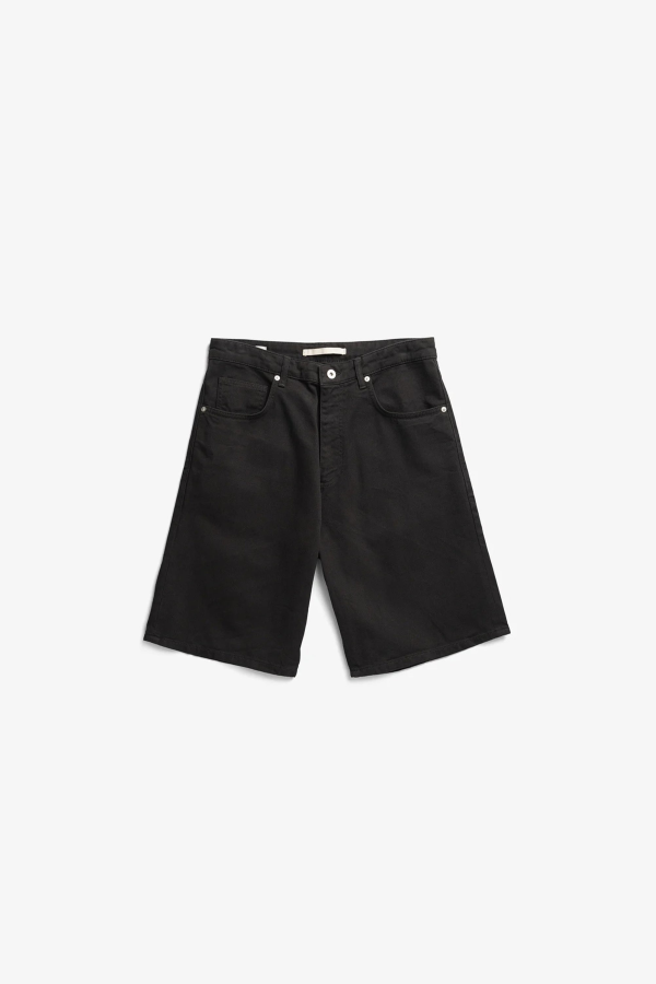 Norse Projects Korshavn Relaxed 5 Pocket Heavy Twill Shorts - Black