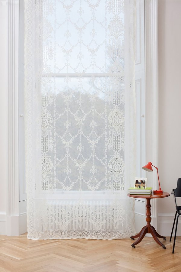 Prince of Scots Scottish Lace Panels: The Ailsa Curtain Panel