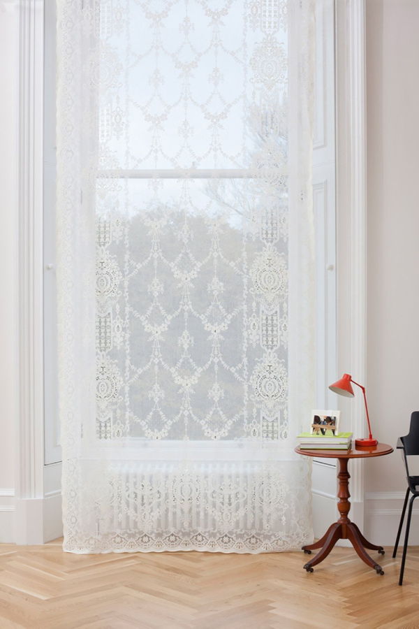 Prince of Scots Scottish Lace Panels: The Ailsa Curtain Panel