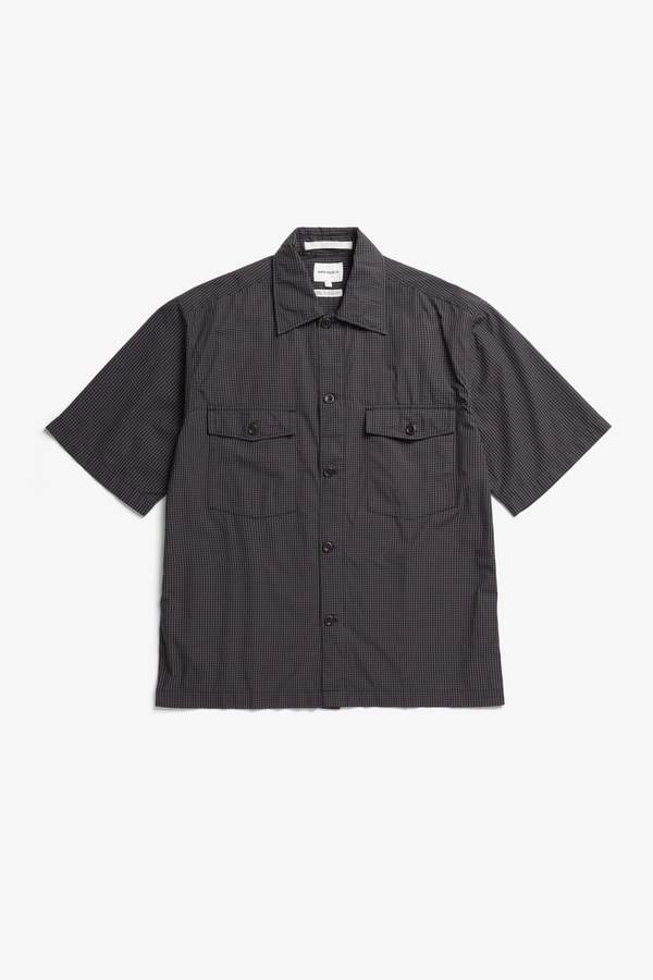 Norse Projects Vestervig Checked SS Safari Shirt Norse Projects Vestervig Checked SS Safari Shirt