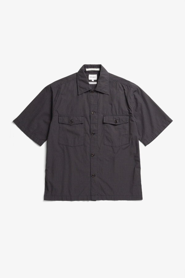 Norse Projects Vestervig Checked SS Safari Shirt