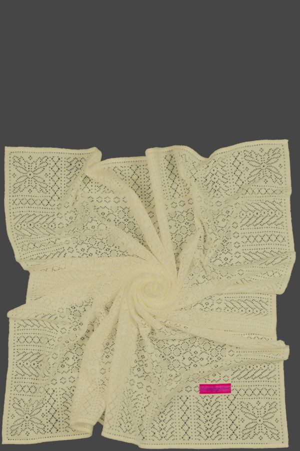 Kids Prince of Scots Southampton Home Lace Weave Baby Shawl