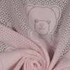 Kids Prince of Scots Southampton Home Lace Weave Bears & Bows Baby Blanket - Thumbnail 3