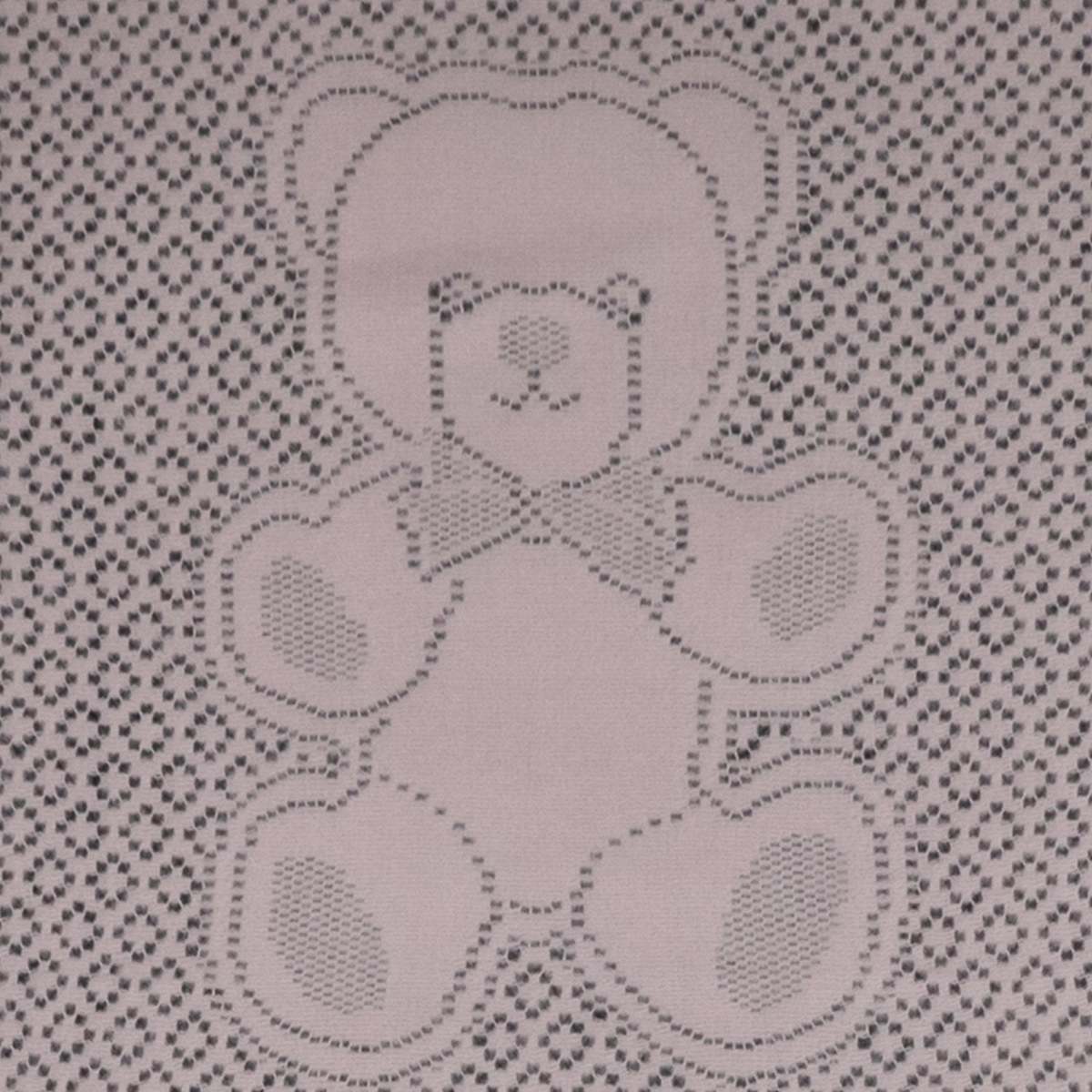 Kids Prince of Scots Southampton Home Lace Weave Bears & Bows Baby Blanket - Image 6 of 8