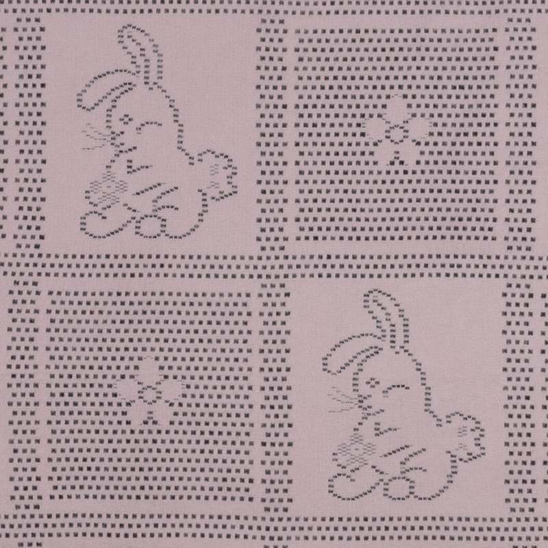 Kids Prince of Scots Southampton Home Lace Weave Bunny Baby Blanket