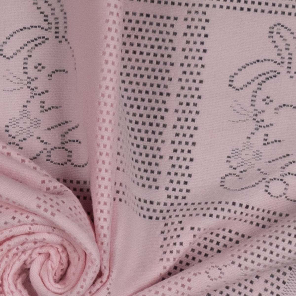 Kids Prince of Scots Southampton Home Lace Weave Bunny Baby Blanket - Image 5 of 7