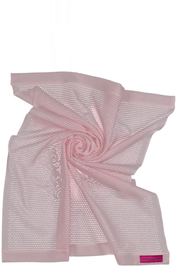 KIDS Prince of Scots Southampton Home Lace Weave Teddy Bear Baby Blanket