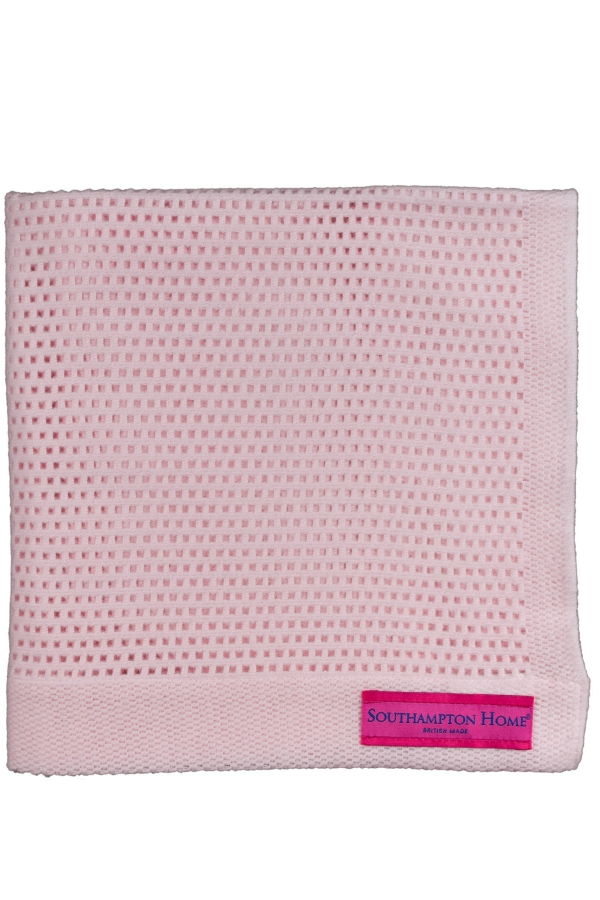 KIDS Prince of Scots Southampton Home Lace Weave Teddy Bear Baby Blanket