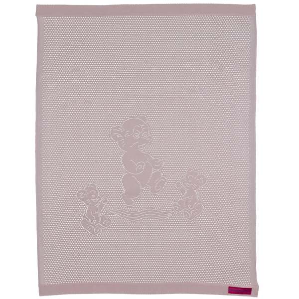 KIDS Prince of Scots Southampton Home Lace Weave Teddy Bear Baby Blanket