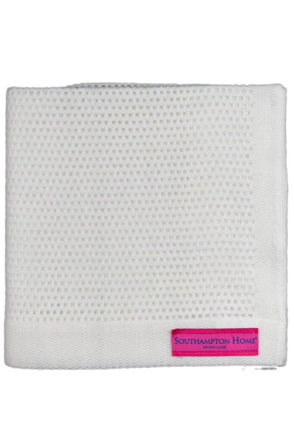 Kids Prince of Scots Southampton Home Lace Weave Teddy Bear Baby Blanket