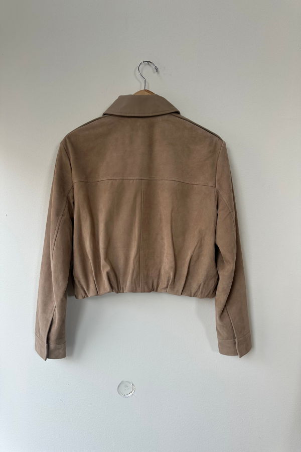 LAMARQUE Robbie Suede Jacket - Beige