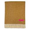 Prince of Scots Southampton Home Merino Wool Herringbone Throw - Gold - Thumbnail 4