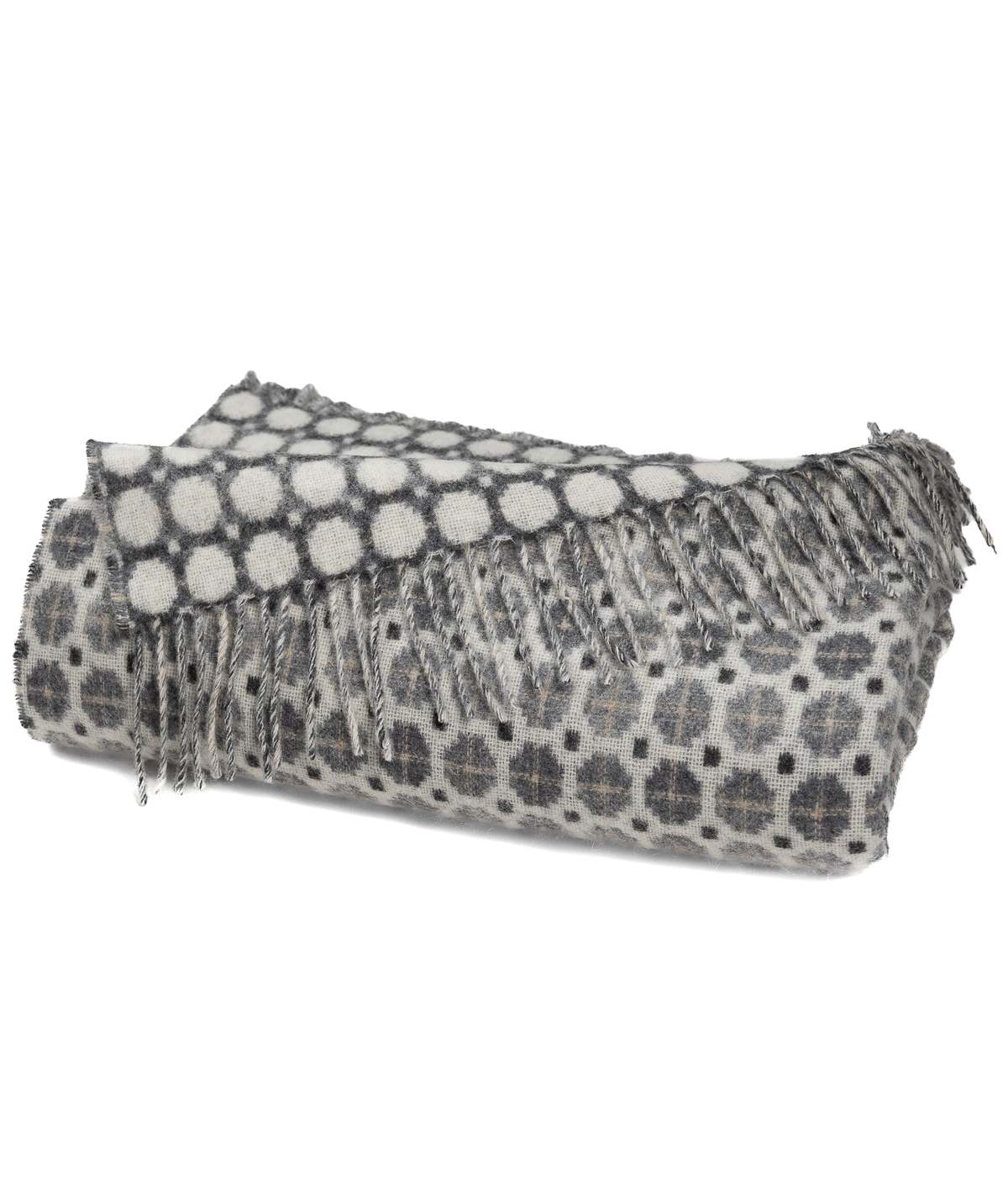 Prince of Scots Southampton Home Merino Wool Medallion Throw - Image 1 of 9