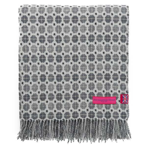 Prince of Scots Southampton Home Merino Wool Medallion Throw