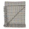 Prince of Scots Southampton Home Merino Wool Medallion Throw - Natural - Thumbnail 3