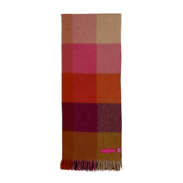 Prince of Scots Southampton Home Merino Wool Throw - Block Bold
