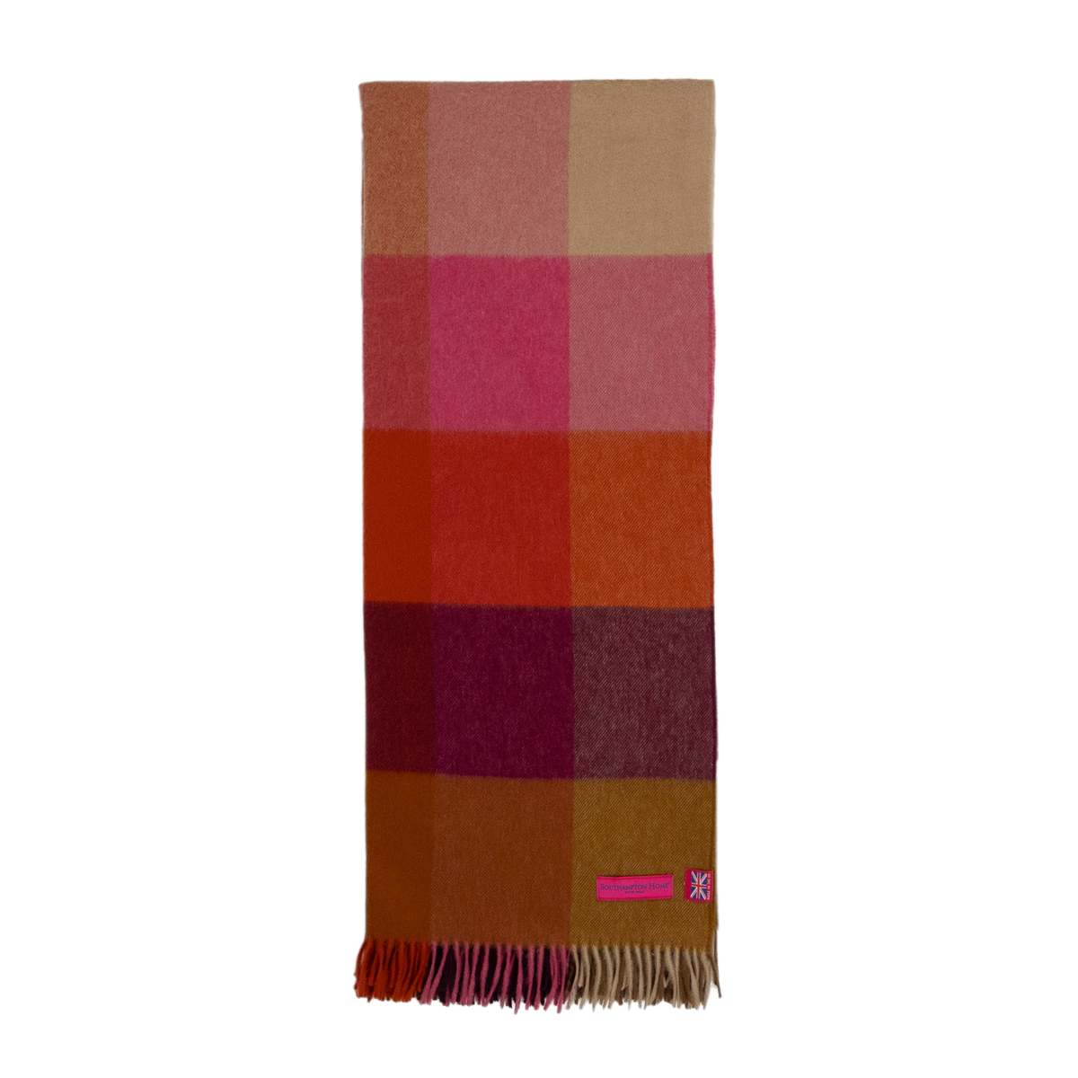 Prince of Scots Southampton Home Merino Wool Throw - Block Bold - Image 9 of 9