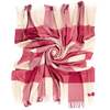 Prince of Scots Southampton Home Merino Wool Block Pink Throw - Thumbnail 2