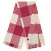 Prince of Scots Southampton Home Merino Wool Block Pink Throw - Thumbnail 4
