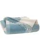 Prince of Scots Southampton Home Merino Wool Block Sky Throw - Thumbnail 1