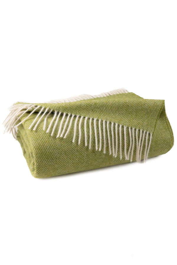 Prince of Scots Southampton Home Shetland Lambswool Herringbone Throw
