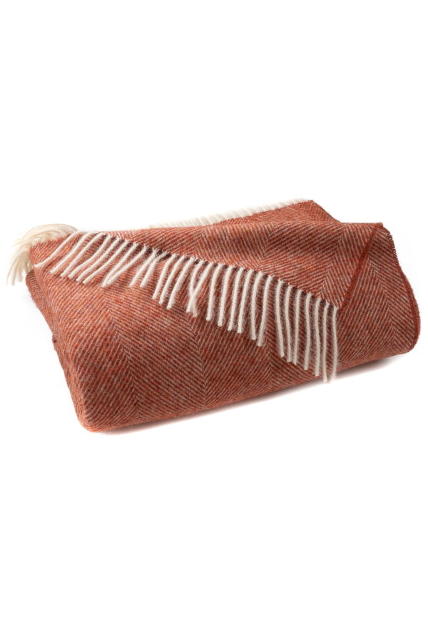 Prince of Scots Southampton Home Shetland Lambswool Herringbone Throw