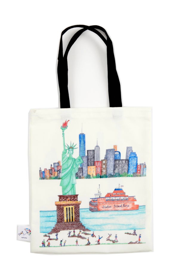 Natchie Statue of Liberty Tote Bag