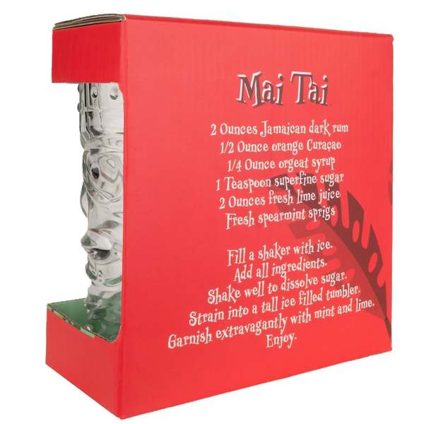 Prince of Scots The Original Tiki Glass Party in a Box Glass Set