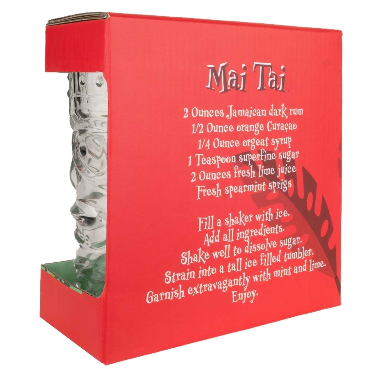 Prince of Scots The Original Tiki Glass Party in a Box Glass Set - Image 9 of 10