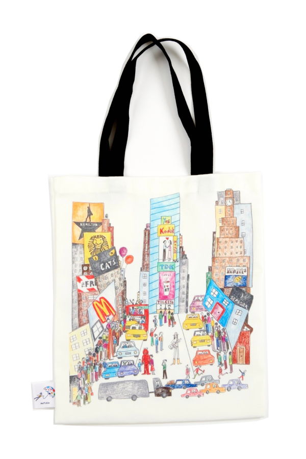 Natchie Times Square Tote Bag