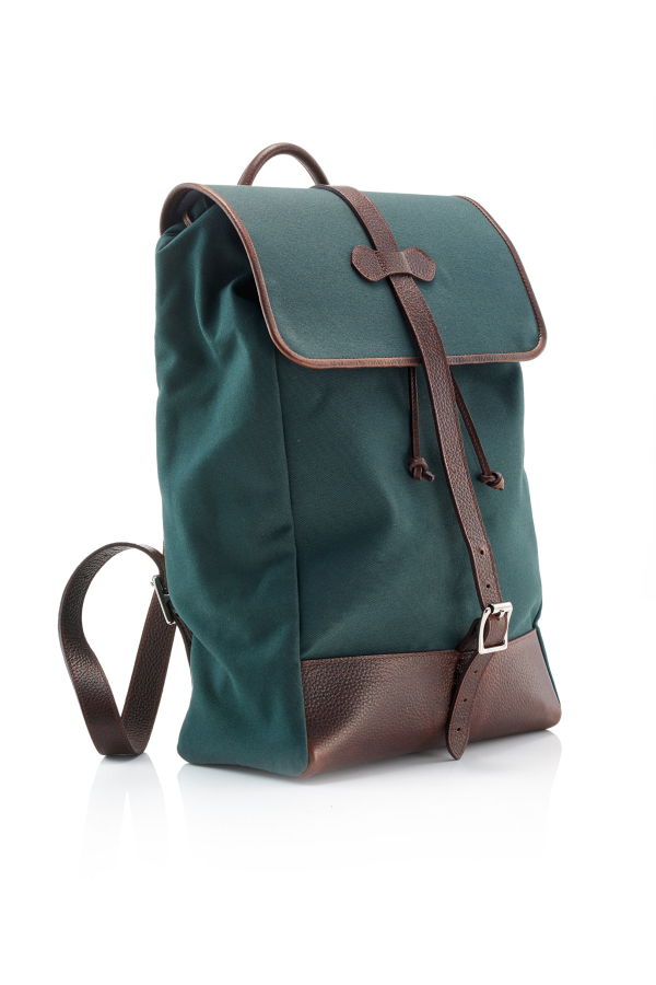 Prince of Scots Wanderlust Cotswold Canvas Backpack - Classic Green
