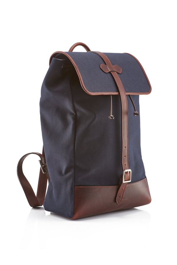 Prince of Scots Wanderlust Cotswold Canvas Backpack - Navy
