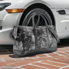Prince of Scots Wanderlust Leather Weekender Bag - Grey Camo - Thumbnail 2