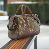 Prince of Scots Wanderlust Leather Weekender Bag - Tan Camo - Thumbnail 1