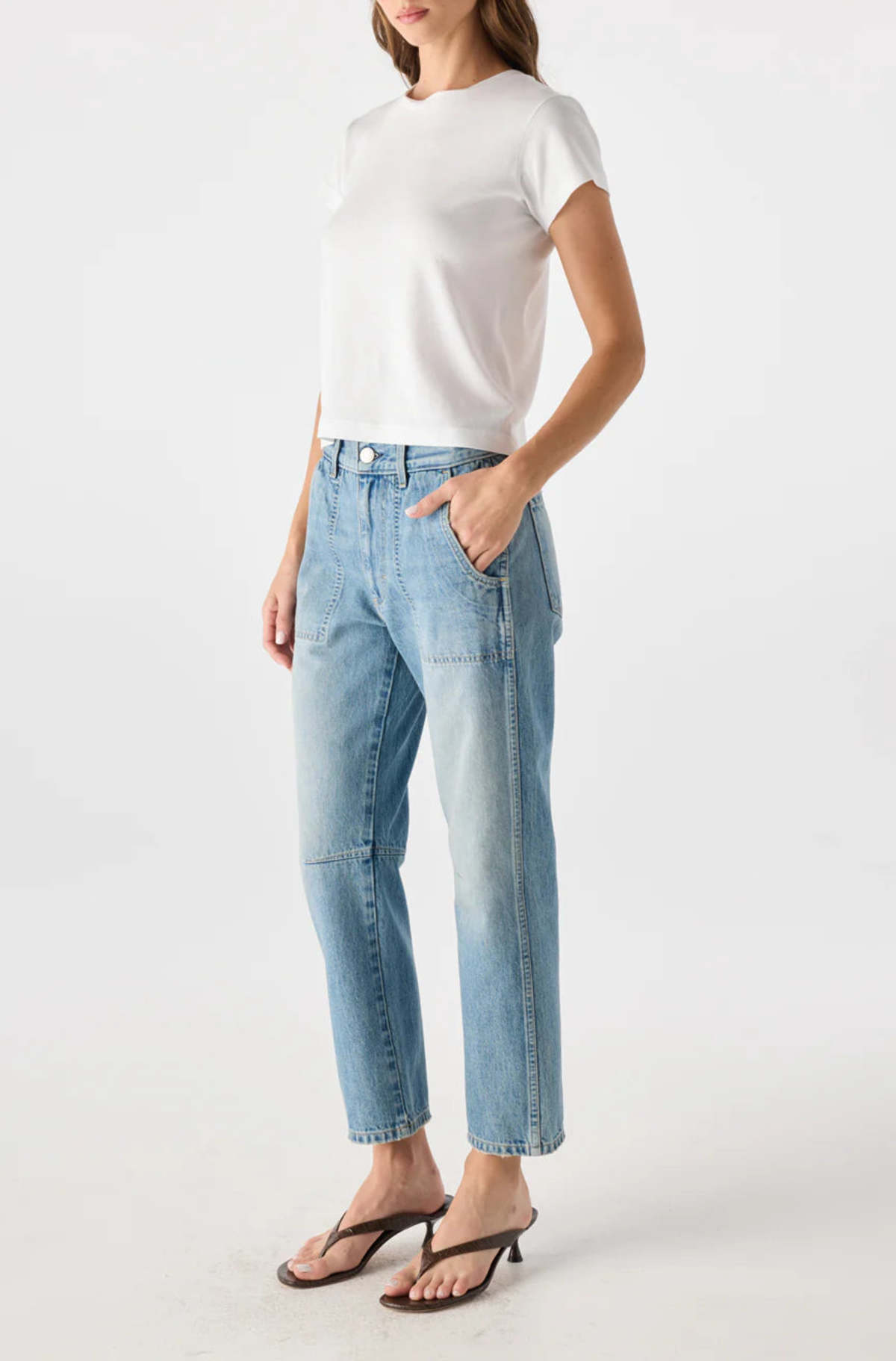 amo denim Cate Jeans - Pulse  - Image 3 of 4