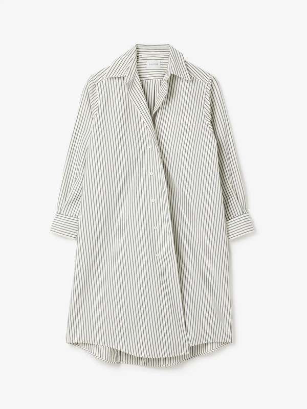 House of Dagmar Asymmetric Shirtdress