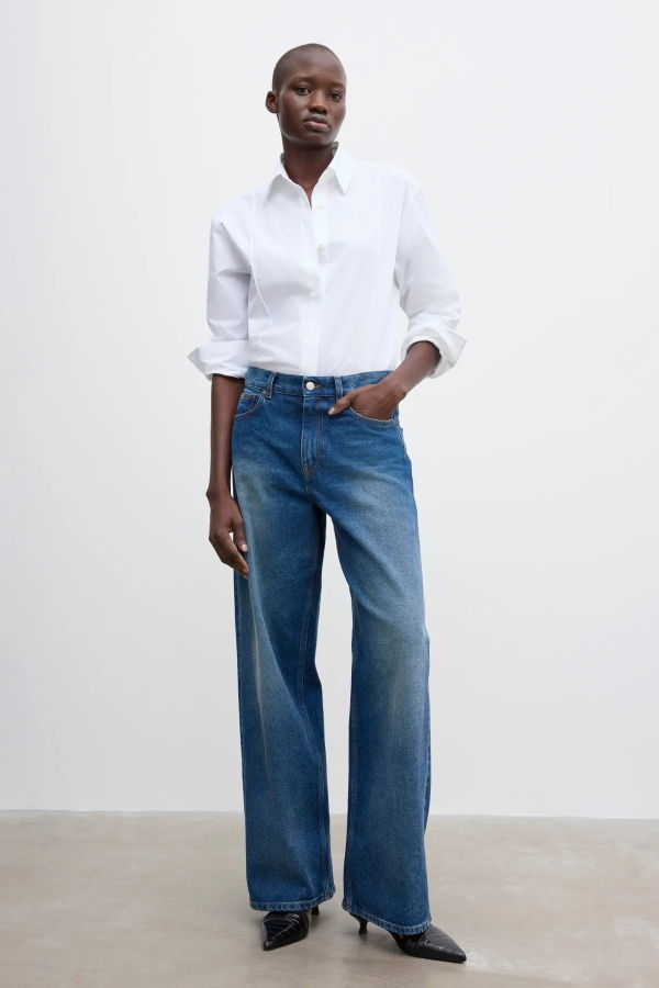 House of Dagmar Baggy Fit Denim Jeans
