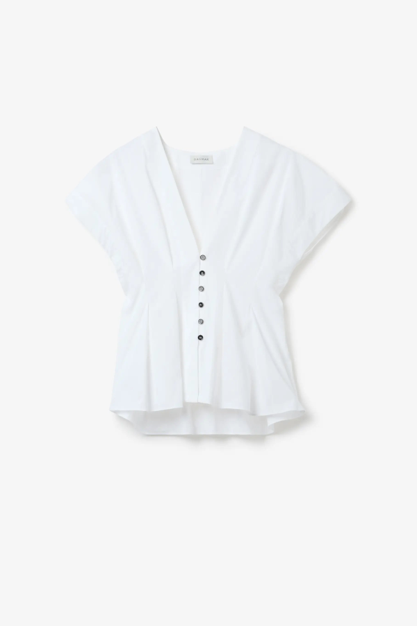 House of Dagmar Cinched Cotton Top