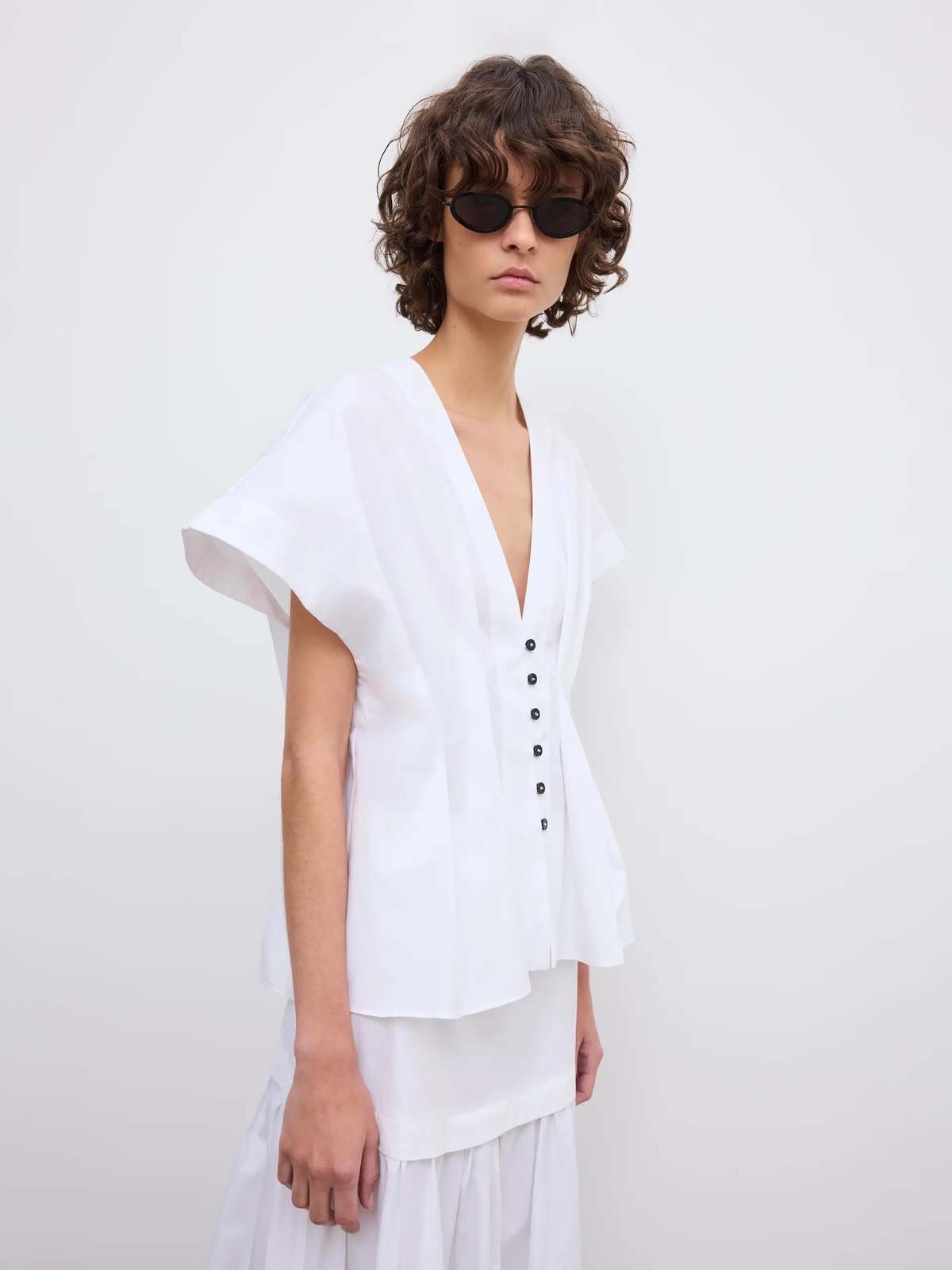 House of Dagmar Cinched Cotton Top - Image 4 of 7