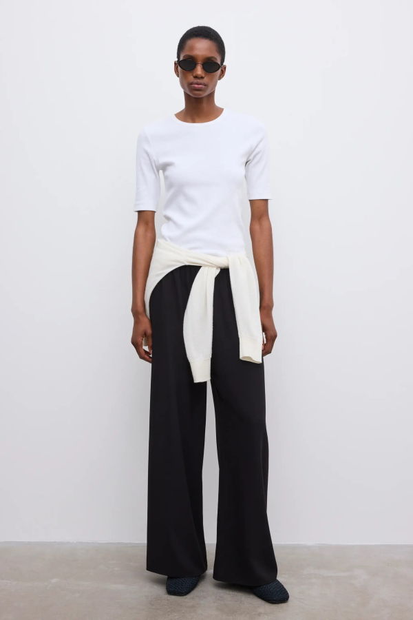 House of Dagmar Fluid Crepe Trousers
