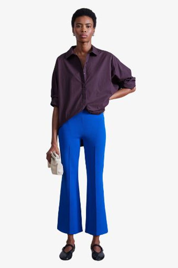 Apiece Apart Rene Pull On Pant - Black/Deep Espresso/Desert Palm