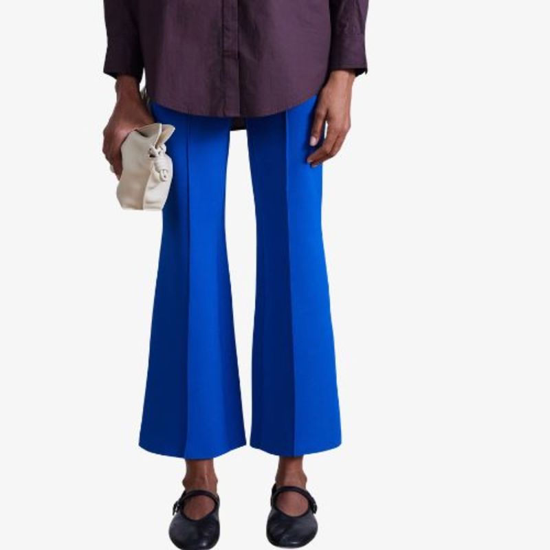 Apiece Apart Rene Pull On Pant - Black/Deep Espresso/Desert Palm