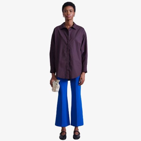 Apiece Apart Rene Pull On Pant - Black/Deep Espresso/Desert Palm