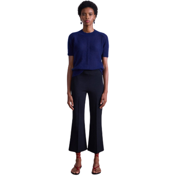 Apiece Apart Rene Pull On Pant - Black/Deep Espresso/Desert Palm