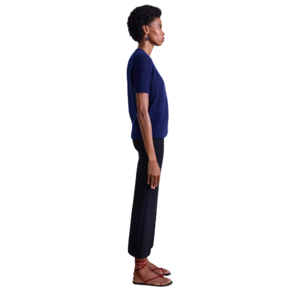 Apiece Apart Rene Pull On Pant - Black/Deep Espresso/Desert Palm