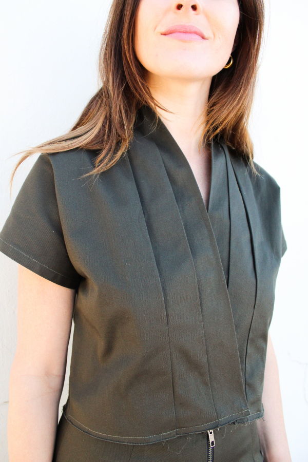 Story Cocktail Top - Forest Twill