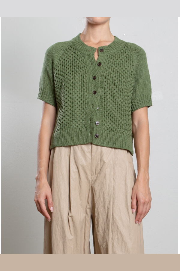 Pharaoh Alba Cardigan - Basil