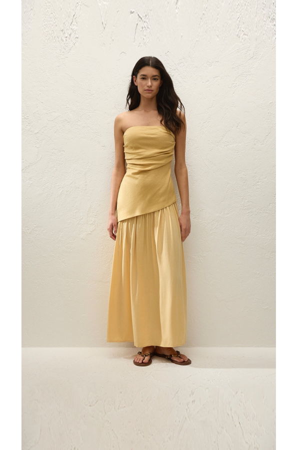 Faithfull The Brand Gia Maxi Dress - Marigold